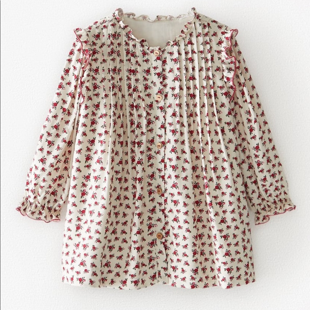 NWT ✨ Zara Floral Dress Size 4-5